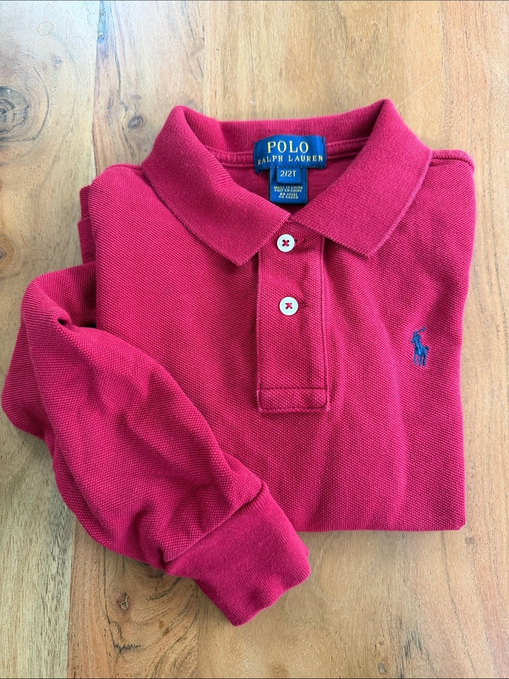 NWOT Ralph Lauren Long-Sleeve Polo Shirt - Picture 1 of 2